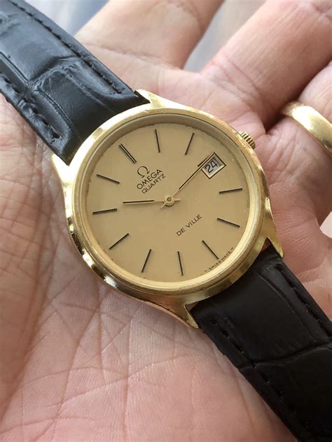 omega deville quartz price|omega deville quartz vintage watch.